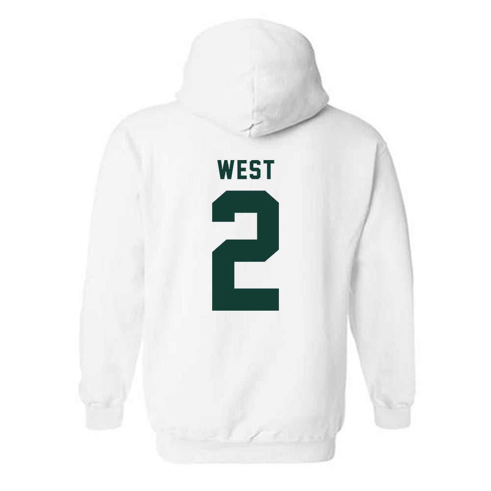 Michigan State - NCAA Football : Aydan West - Classic Shersey Hooded Sweatshirt-1