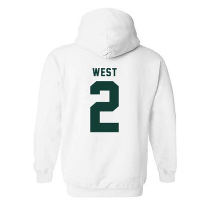 Michigan State - NCAA Football : Aydan West - Classic Shersey Hooded Sweatshirt-1