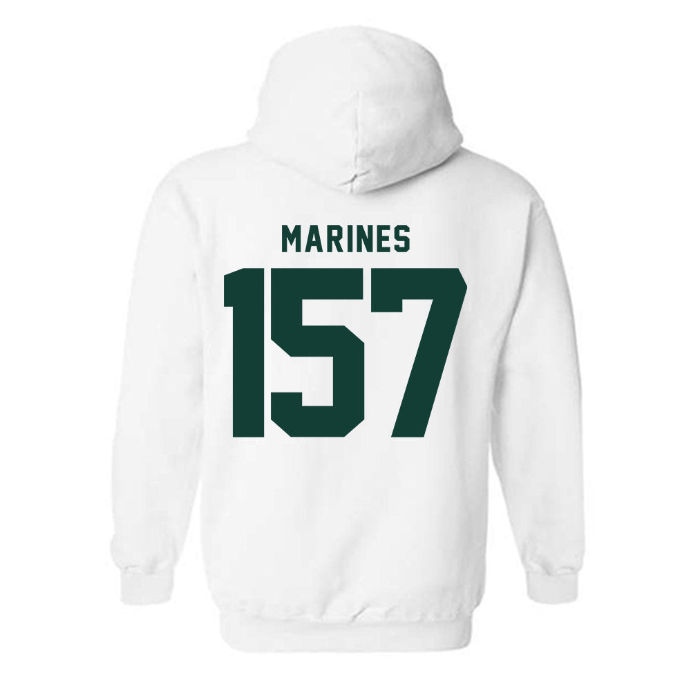 Michigan State - NCAA Wrestling : Darius Marines - Classic Shersey Hooded Sweatshirt-1