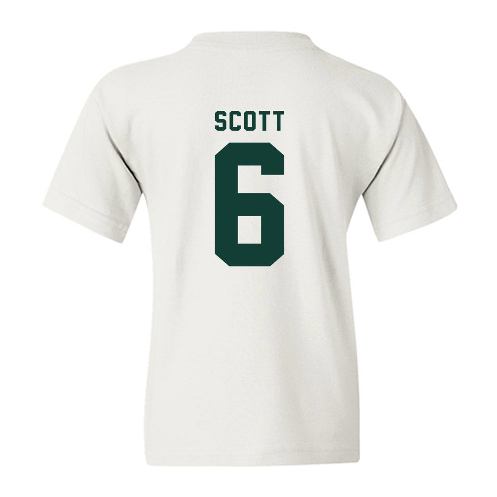 Michigan State - NCAA Men's Basketball : Jordan Scott - Classic Shersey Youth T-Shirt-1