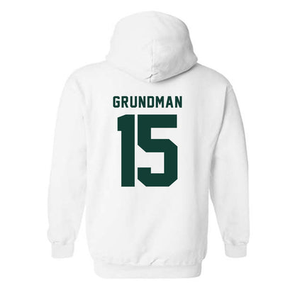 Michigan State - NCAA Baseball : Gannon Grundman - Classic Shersey Hooded Sweatshirt-1