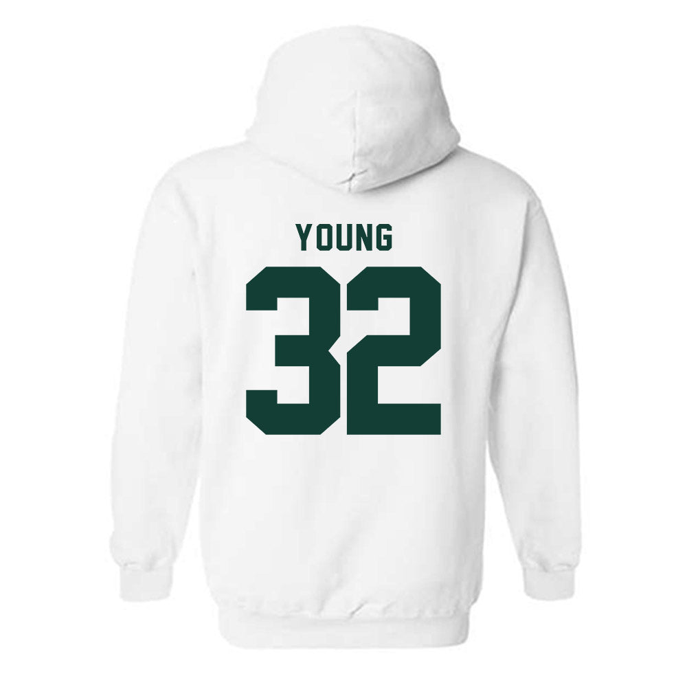 Michigan State - NCAA Football : Evan Young - Classic Shersey Hooded Sweatshirt-1