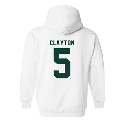 Michigan State - NCAA Women's Volleyball : Ky Clayton - Classic Shersey Hooded Sweatshirt