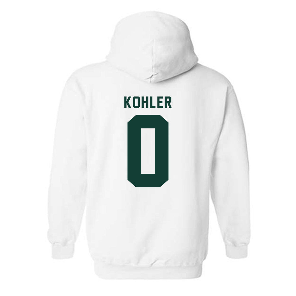 Michigan State - NCAA Men's Basketball : Jaxon Kohler - Classic Shersey Hooded Sweatshirt-1