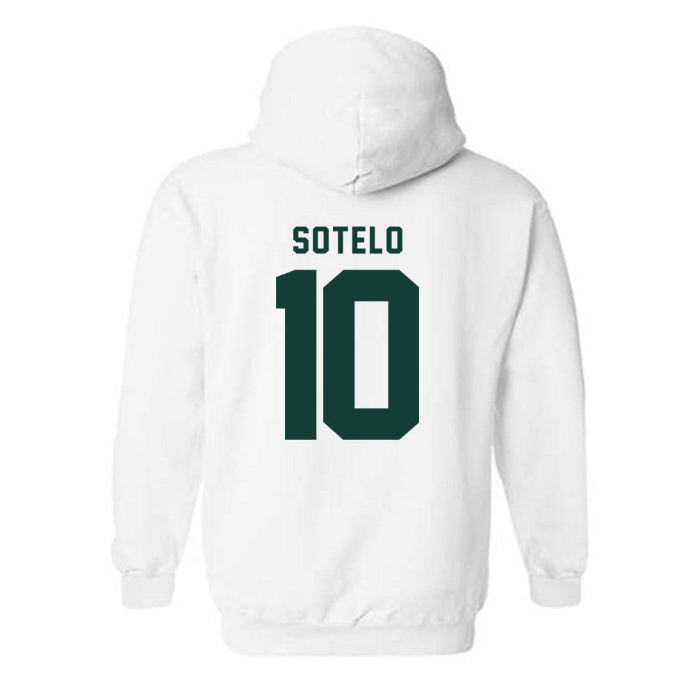 Michigan State - NCAA Women's Basketball : Ines Sotelo - Classic Shersey Hooded Sweatshirt-1