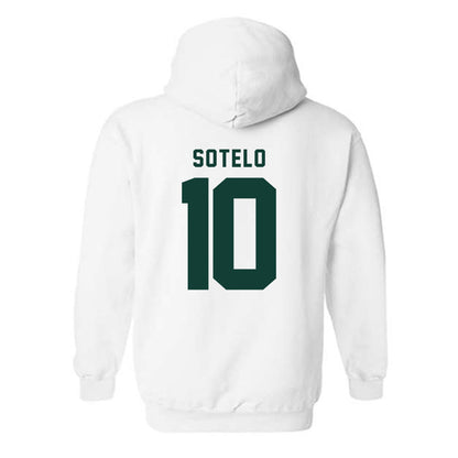 Michigan State - NCAA Women's Basketball : Ines Sotelo - Classic Shersey Hooded Sweatshirt-1