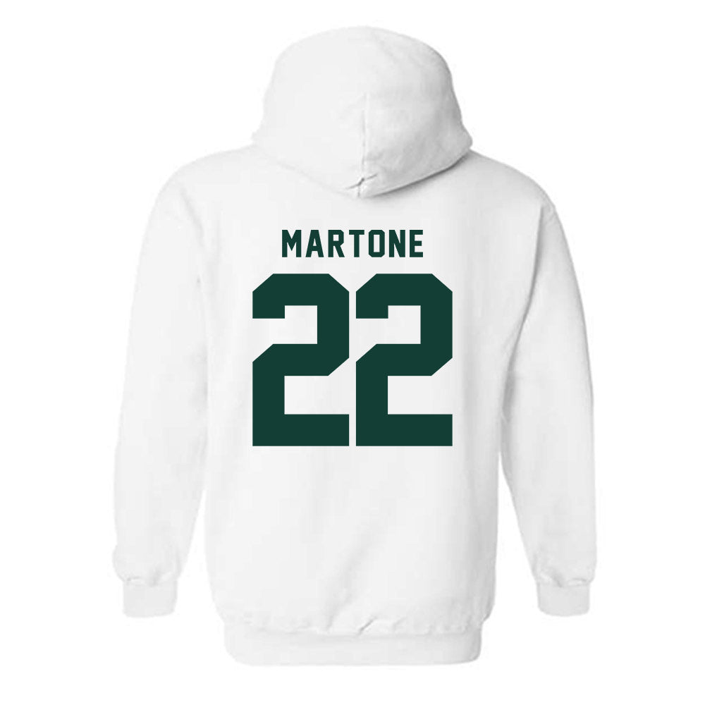 Michigan State - NCAA Men's Ice Hockey : Porter Martone - Classic Shersey Hooded Sweatshirt-1