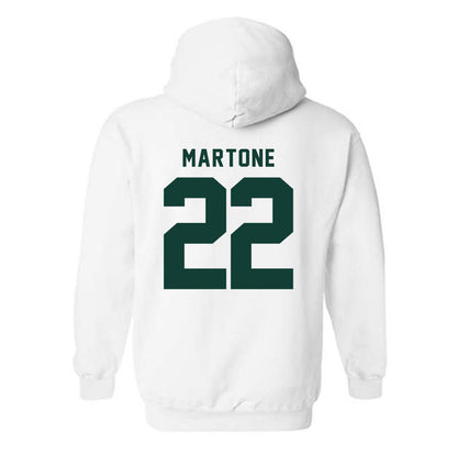 Michigan State - NCAA Men's Ice Hockey : Porter Martone - Classic Shersey Hooded Sweatshirt-1