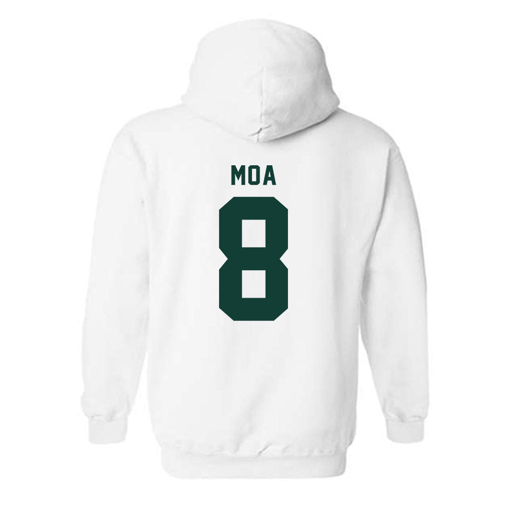 Michigan State - NCAA Football : Aisea Moa - Classic Shersey Hooded Sweatshirt-1