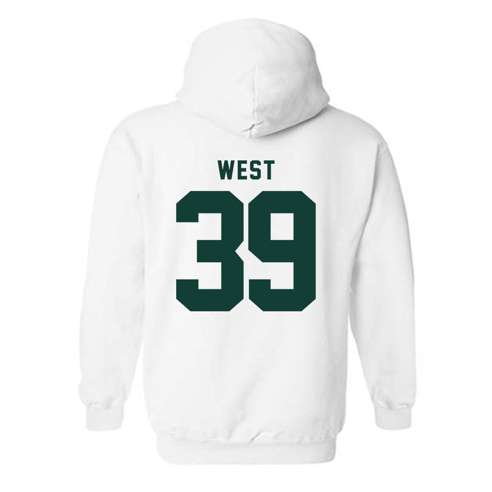 Michigan State - NCAA Football : Elisha West - Classic Shersey Hooded Sweatshirt-1