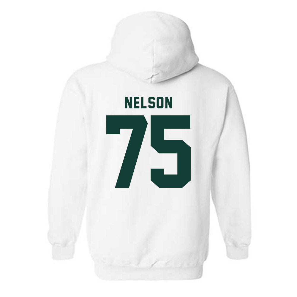Michigan State - NCAA Football : Ben Nelson - Classic Shersey Hooded Sweatshirt