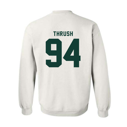 Michigan State - NCAA Football : Cal Thrush - Classic Shersey Crewneck Sweatshirt-1