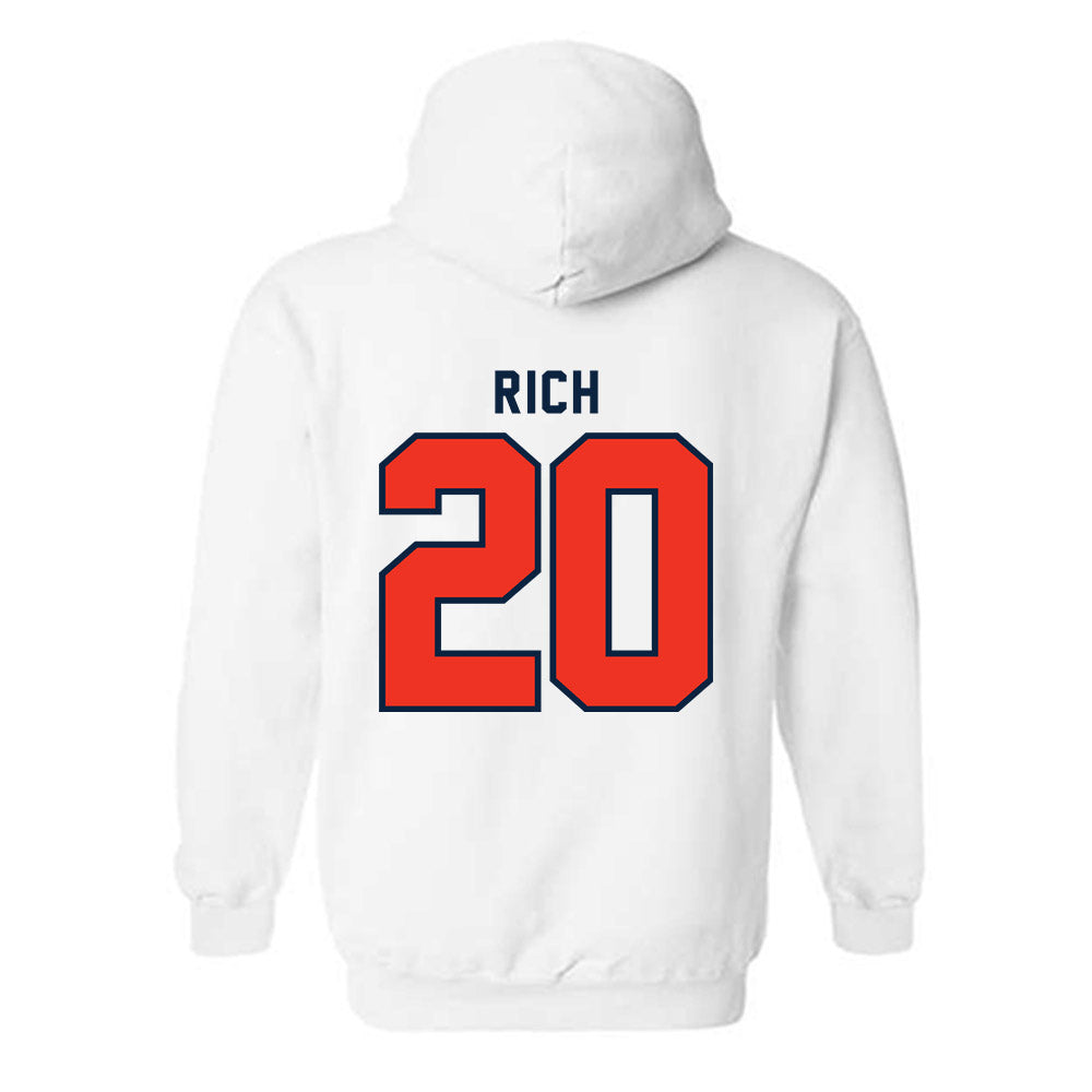 Syracuse - NCAA Women's Lacrosse : Mackenzie Rich - Classic Shersey Hooded Sweatshirt-1