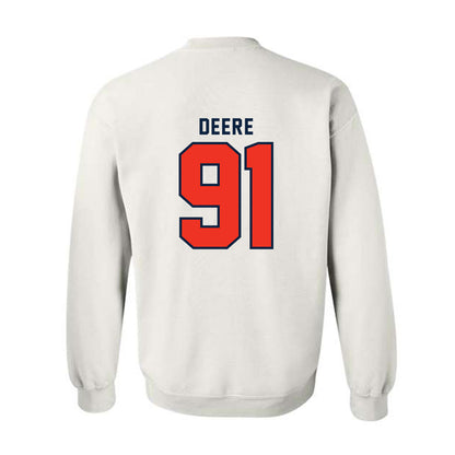 Syracuse - NCAA Men's Lacrosse : Trey Deere - Classic Shersey Crewneck Sweatshirt-1