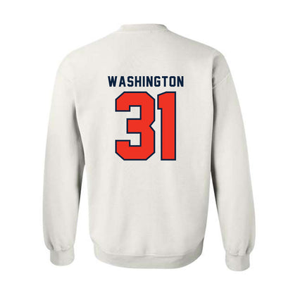 Syracuse - NCAA Football : Marcus Washington - Classic Shersey Crewneck Sweatshirt
