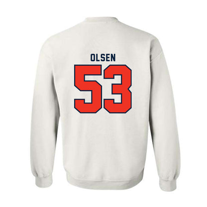 Syracuse - NCAA Football : Donald (Ted) Olsen - Classic Shersey Crewneck Sweatshirt-1