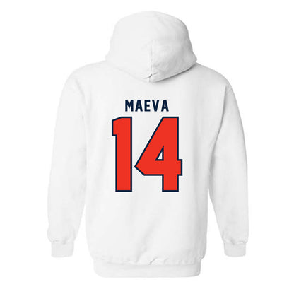 Syracuse - NCAA Women's Volleyball : Tehya Maeva - Classic Shersey Hooded Sweatshirt-1