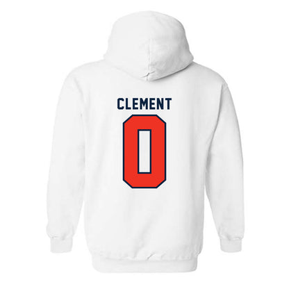 Syracuse - NCAA Football : David Clement - Classic Shersey Hooded Sweatshirt-1