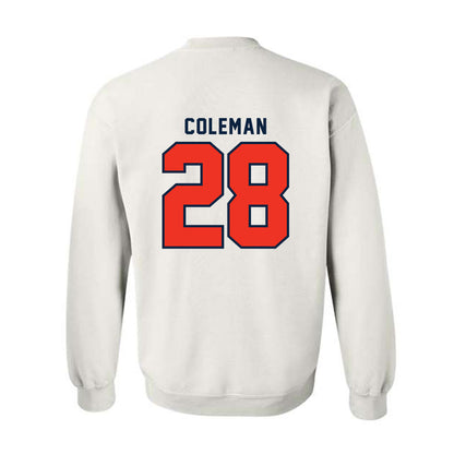 Syracuse - NCAA Football : Malachi Coleman - Classic Shersey Crewneck Sweatshirt-1