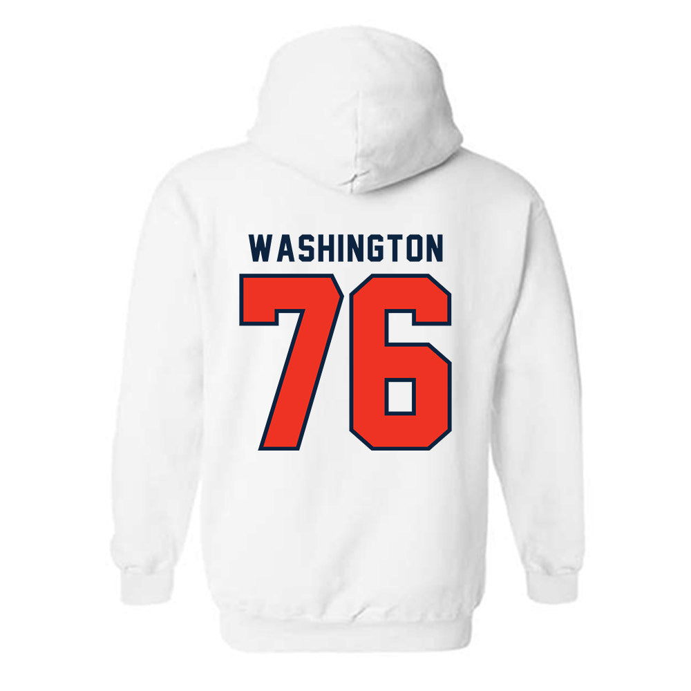 Syracuse - NCAA Football : Byron Washington - Classic Shersey Hooded Sweatshirt-1