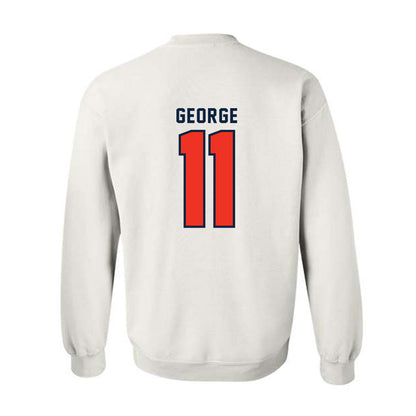 Syracuse - NCAA Men's Basketball : Naithan George - Classic Shersey Crewneck Sweatshirt-1