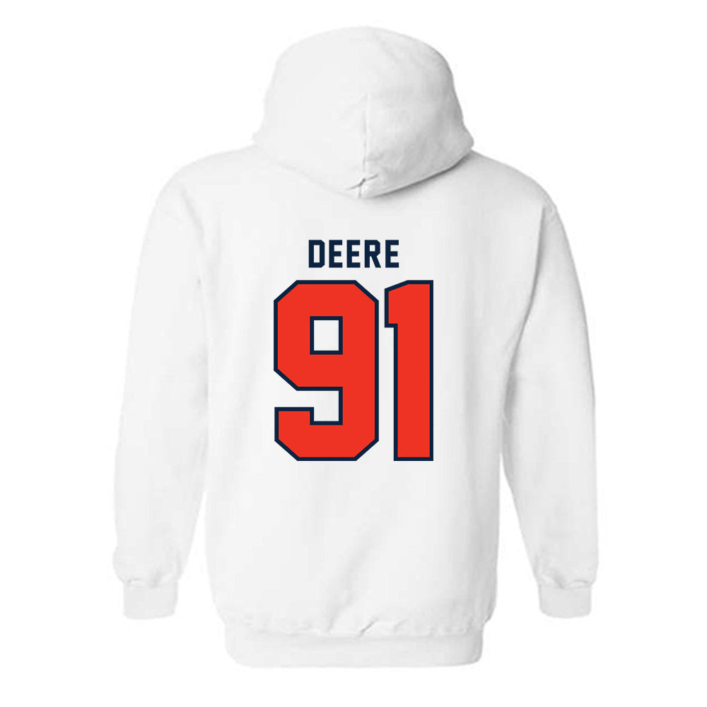 Syracuse - NCAA Men's Lacrosse : Trey Deere - Classic Shersey Hooded Sweatshirt-1