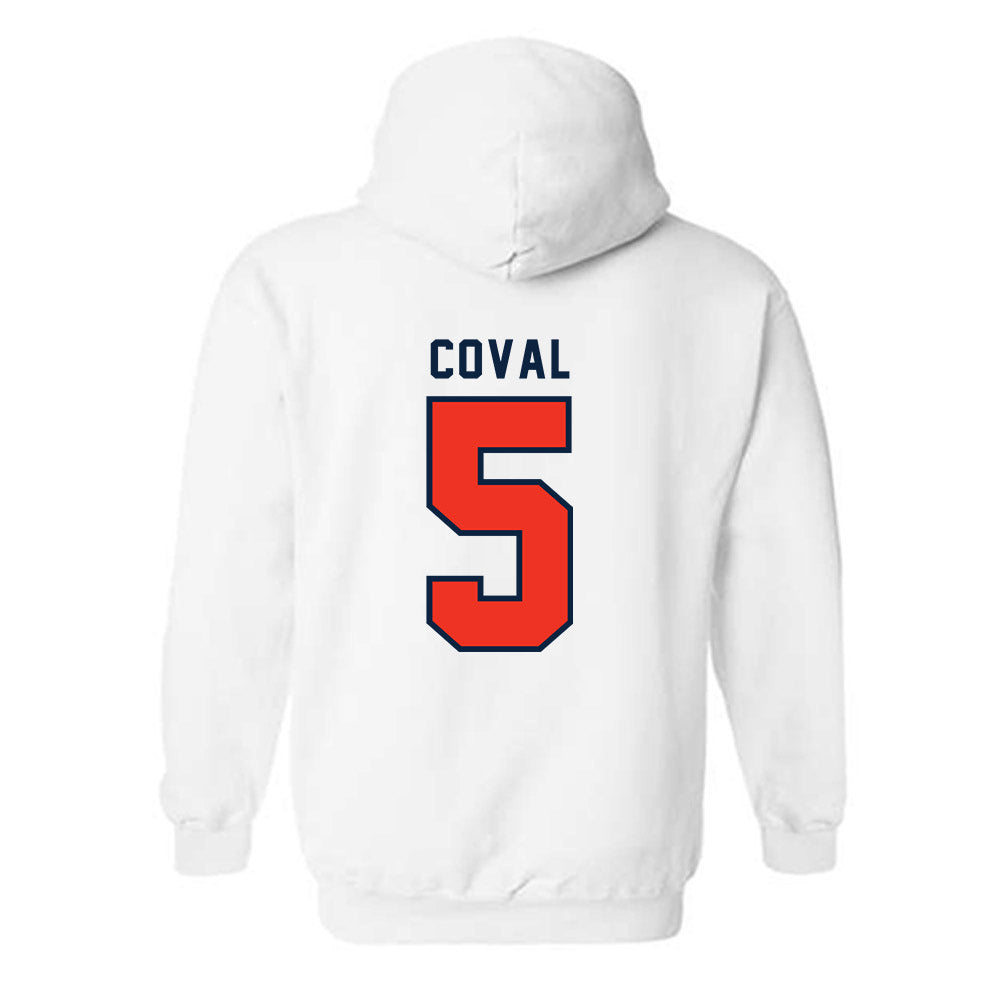 Syracuse - NCAA Women's Soccer : Julia Coval - Classic Shersey Hooded Sweatshirt-1