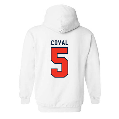 Syracuse - NCAA Women's Soccer : Julia Coval - Classic Shersey Hooded Sweatshirt-1