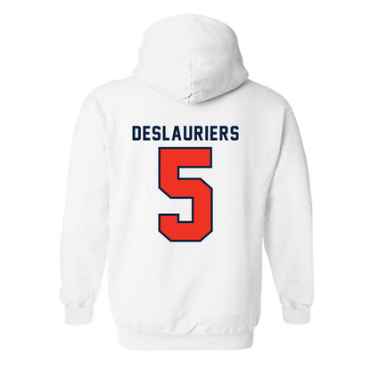 Syracuse - NCAA Football : Antoine Deslauriers - Classic Shersey Hooded Sweatshirt-1