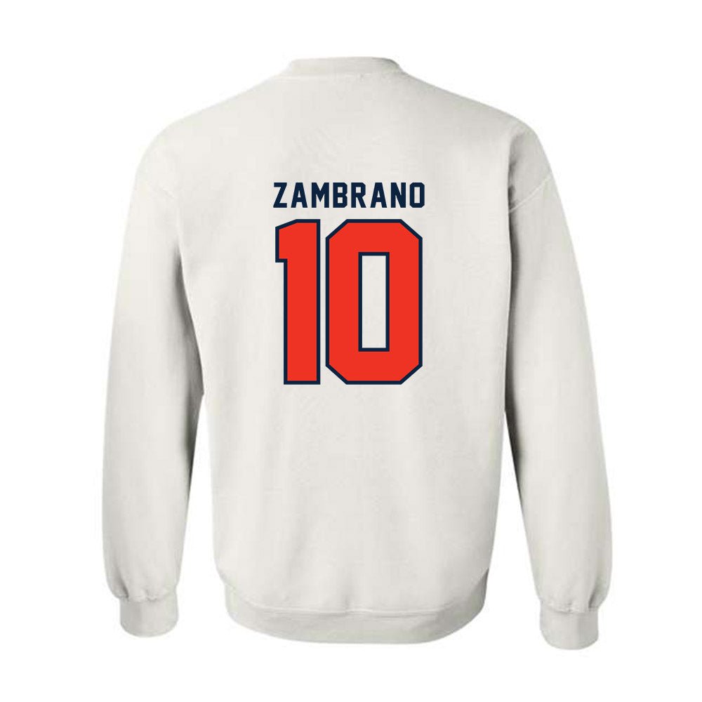 Syracuse - NCAA Men's Soccer : Carlos Zambrano - Classic Shersey Crewneck Sweatshirt-1