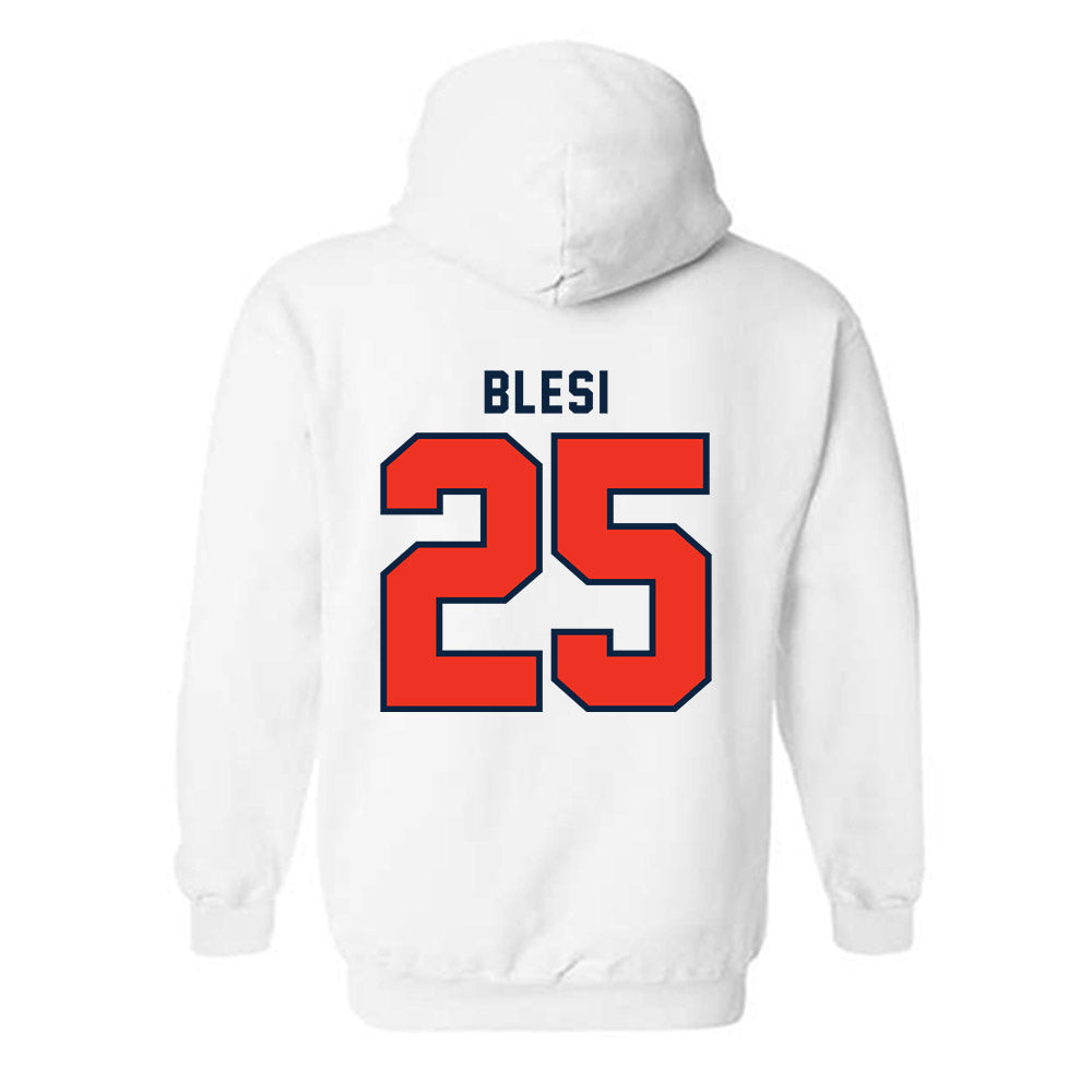 Syracuse - NCAA Women's Lacrosse : Ella Blesi - Classic Shersey Hooded Sweatshirt-1