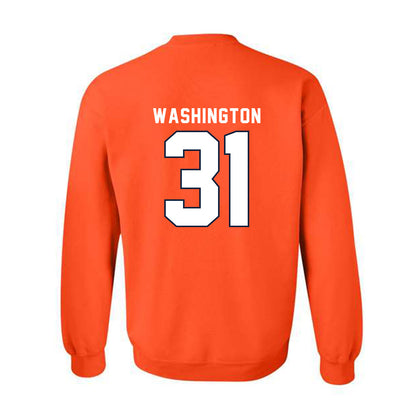 Syracuse - NCAA Football : Marcus Washington - Classic Shersey Crewneck Sweatshirt
