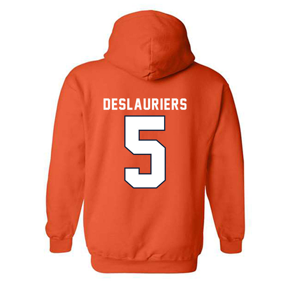 Syracuse - NCAA Football : Antoine Deslauriers - Classic Shersey Hooded Sweatshirt-1