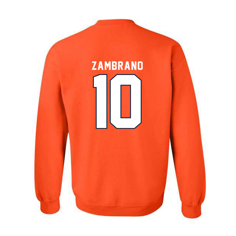 Syracuse - NCAA Men's Soccer : Carlos Zambrano - Classic Shersey Crewneck Sweatshirt-1