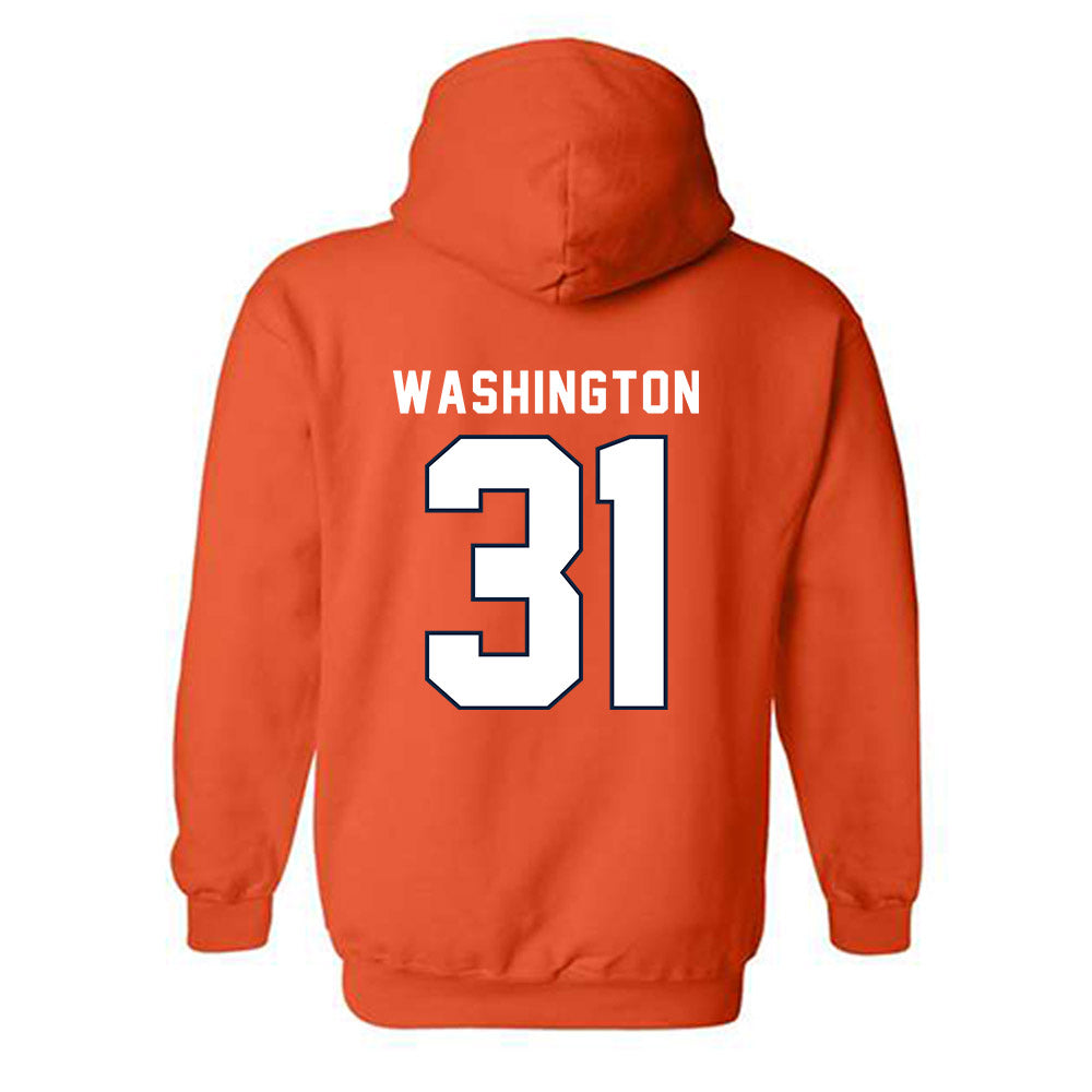 Syracuse - NCAA Football : Marcus Washington - Classic Shersey Hooded Sweatshirt