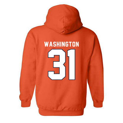 Syracuse - NCAA Football : Marcus Washington - Classic Shersey Hooded Sweatshirt