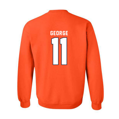 Syracuse - NCAA Men's Basketball : Naithan George - Classic Shersey Crewneck Sweatshirt-1