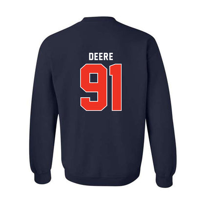 Syracuse - NCAA Men's Lacrosse : Trey Deere - Classic Shersey Crewneck Sweatshirt-1