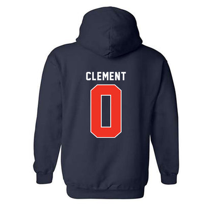 Syracuse - NCAA Football : David Clement - Classic Shersey Hooded Sweatshirt-1