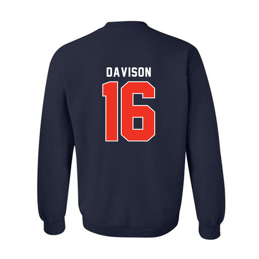 Syracuse - NCAA Softball : Taylor Davison - Classic Shersey Crewneck Sweatshirt-1