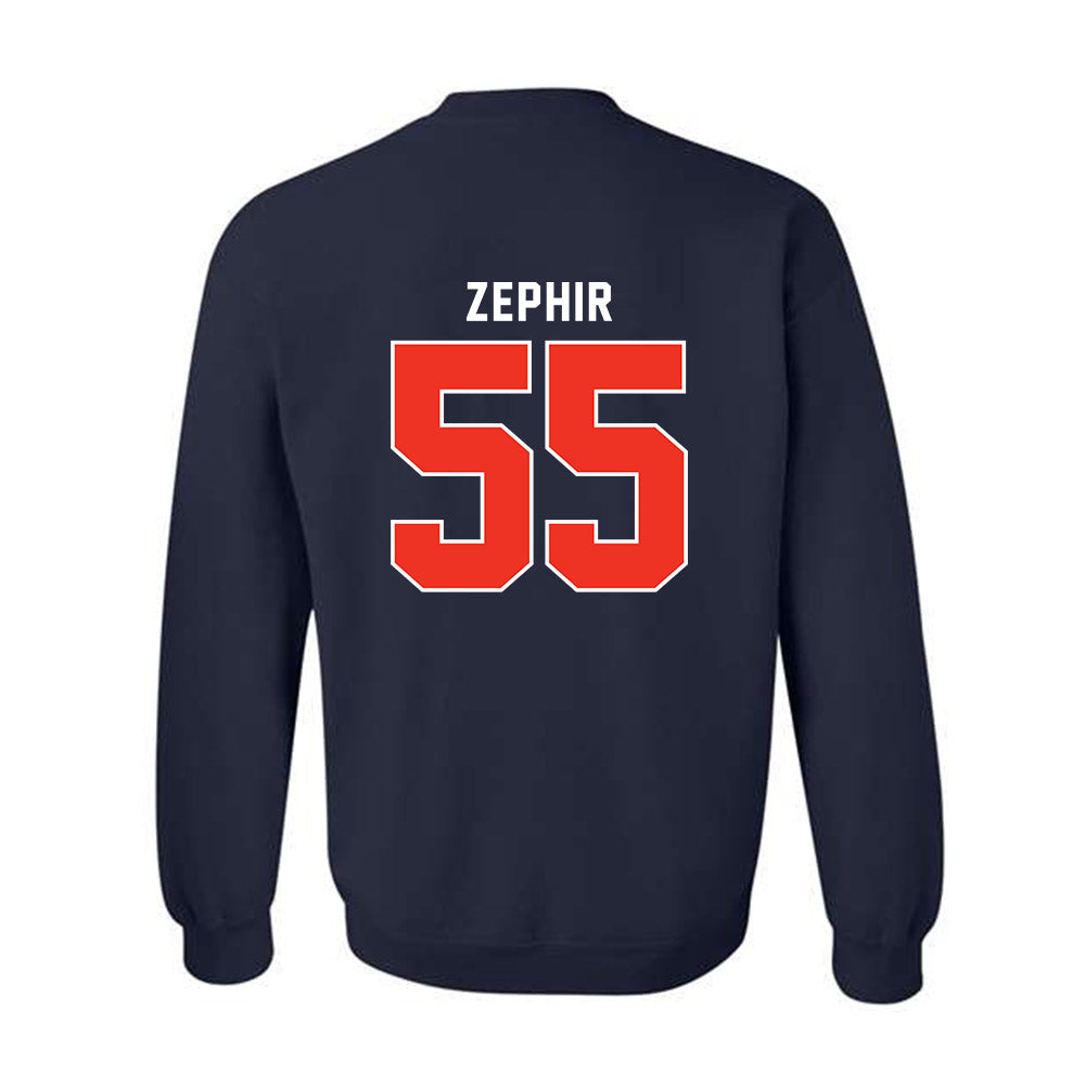 Syracuse - NCAA Men's Basketball : Bryce Zephir - Classic Shersey Crewneck Sweatshirt-0