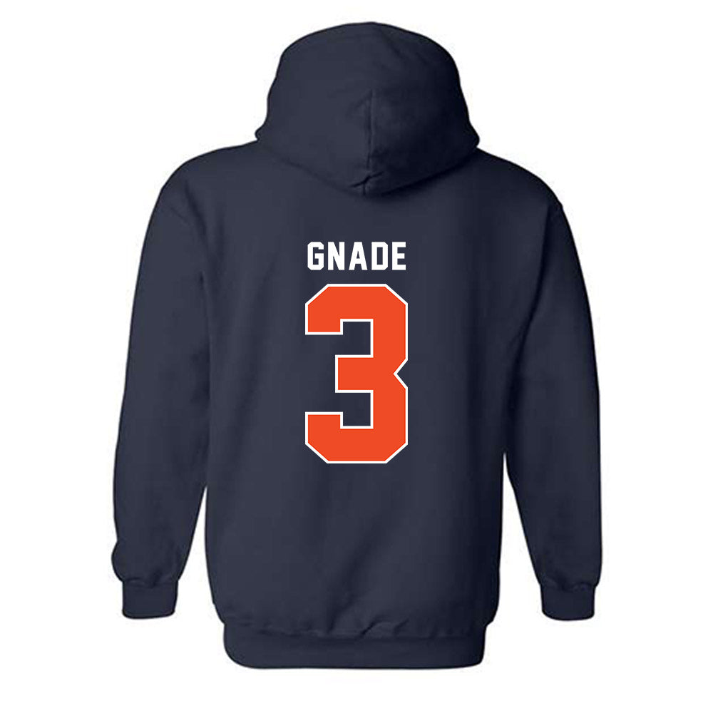 Syracuse - NCAA Women's Ice Hockey : Emma Gnade - Classic Shersey Hooded Sweatshirt-1