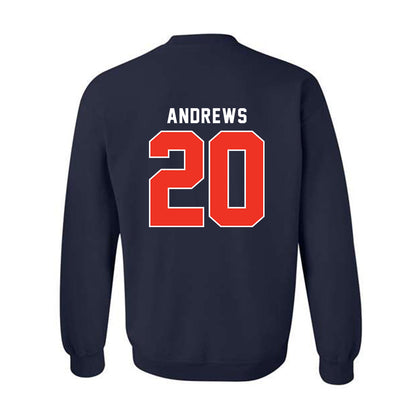 Syracuse - NCAA Football : Rayshon Andrews - Classic Shersey Crewneck Sweatshirt-1
