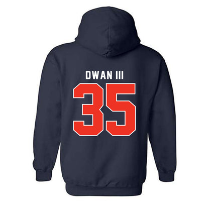 Syracuse - NCAA Men's Lacrosse : Billy Dwan III - Classic Shersey Hooded Sweatshirt-1