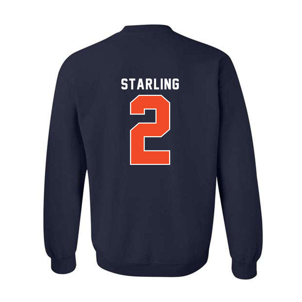 Syracuse - NCAA Men's Basketball : JJ Starling - Classic Shersey Crewneck Sweatshirt-1