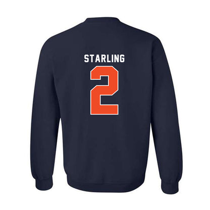 Syracuse - NCAA Men's Basketball : JJ Starling - Classic Shersey Crewneck Sweatshirt-1