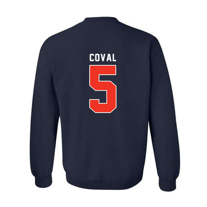 Syracuse - NCAA Women's Soccer : Julia Coval - Classic Shersey Crewneck Sweatshirt-1