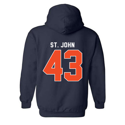 Syracuse - NCAA Football : Garvin St. John - Classic Shersey Hooded Sweatshirt-1