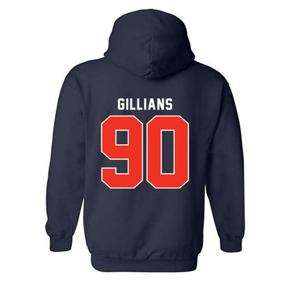 Syracuse - NCAA Football : Quante Gillians - Classic Shersey Hooded Sweatshirt-1