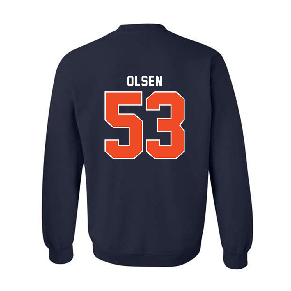 Syracuse - NCAA Football : Donald (Ted) Olsen - Classic Shersey Crewneck Sweatshirt-1